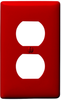 Wall Plate, 1 Gang, 1 Duplex, Red; Accessory Type Hubbell Wiring Devices - 17M7218 - Newark, An Avnet Company