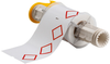 Brady Red on White Thermal Transfer Die-Cut Thermal Transfer Printer Label Roll - 6.1 in Width - 4.1 in Height - 130769 - 662820-99287 - R. S. Hughes Company, Inc.