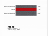 3M Scotchcal 74040 Medium Silver Metallic / Medium Silver Metallic / Red Striping Automotive Tape - 7/8 in Width x 150 ft Length - 051141-74040 - R. S. Hughes Company, Inc.