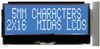Lcd, Cog 2X16, Neg Stn, W B/l, I2C; Character Count X Line Midas - 77T3014 - Newark, An Avnet Company