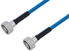 Plenum Snap-On 4.3-10 Male to Snap-On 4.3-10 Male Low PIM Cable 150 cm Length Using SPP-250-LLPL Coax Using Times Microwave Parts - PE3C6178-150CM - Pasternack
