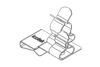 EMC Shield Clamps for 10 × 3 mm Bus Bar, Pluggable- with or without Integrated Strain Relief - 36788.41 - icotek Corp