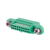 10+10 Pos. Female DIL Cable Housing, Screw-Lok Reverse Fix -- G125-2242096F2 - Image
