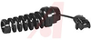 Connector, Cord; 0.32 in. to 0.43 in.; Straight Male; Nylon; Snap-In; Black - 70116136 - Allied Electronics, Inc.