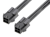 Wtb Cord, 4P Micro-Fit Plug/plug, 23.6; Connector To Connector Molex - 65AH2776 - Newark, An Avnet Company