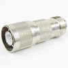SC Male (Plug) to SC Female (Jack) Adapter, Nickel Plated Brass Body, High Temp, 1.25 VSWR - SM3830 - Fairview Microwave Inc.
