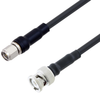 Rf Coax Cable, Sma Plug-Bnc Plug, 2Ft; Connector To Connector L-Com - 84AH3009 - Newark, An Avnet Company