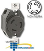 Leviton 30Amp Non-NEMA Single Flush Receptacle - 3330 - TelephoneStuff.com