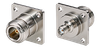 RF Adapter Straight N Female to SMA Female DC - 18GHz Flange 50Ω - NFFL-SF50+ - Mini-Circuits