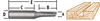 Straight & Groove Forming Bits, Straight - Single Flute - 733002-5A - Makita USA, Inc.