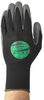 Ansell HyFlex 11-421 Black/Gray 7 Nitrile Full Fingered Work & General Purpose Gloves - Polyurethane Palm & Fingertips Coating - Rough Finish - 076490-24152 - 076490-24152 - R. S. Hughes Company, Inc.