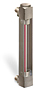 Standard Steel Liquid Level Gage, 5” Centerline, Back Mount 1/2”-20 with Nuts - B1559-10500VB1W - Oil-Rite Corp.