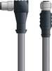 DN4110025S01 - LAPP UNITRONIC® DeviceNet Cordsets 15 & 18 AWG / 1 + 1 pair Bus - Gray PVC - M12 Male 90 deg / M12 Female connectors - 1m - OLFDN4110025S01 - Lapp Tannehill