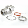 Bulkhead SMA Female (Jack) to N Female (Jack) Adapter, Passivated Stainless Steel Body, High Temp, 1.2 VSWR - SM4246 - Fairview Microwave Inc.