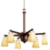 4456BZ Mid. Chandeliers-Glass Down - 696503 - Capital Lighting, Inc.