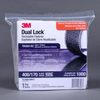 3M Dual Lock TB3551/TB3552 Black Hook & Loop Tape - Mushroom Hook with 400 stems/in Stem Count - 1 in Width x 10 ft Length - 07803 - 051111-07803 - R. S. Hughes Company, Inc.