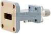 WR-42 to 2.92mm Female End Launch Waveguide to Coax Adapter UG-597/U Square Cover with 18 GHz to 26.5 GHz K Band in Aluminum, Paint - FMWCA1070 - Fairview Microwave Inc.