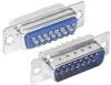 DB15 male solder connectors tray 70 - DSB00013 - MilesTek Corporation