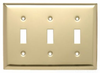 Standard Wall Plate - SB3-PB - Hubbell Wiring Device-Kellems