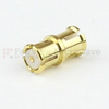 SMP Female (Jack) to SMP Female (Jack) Adapter, Gold Plated Beryllium Copper Body, High Temp, 1.4 VSWR - SM2609 - Fairview Microwave Inc.