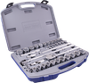 38 Pieces 6 Point SAE & Metric Socket & Attachment - 35038SH - Gray Tools Canada Inc.