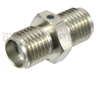 SMA Female (Jack) to SMA Female (Jack) Adapter, Passivated Stainless Steel Body, High Temp, 1.3 VSWR - SM4947 - Fairview Microwave Inc.
