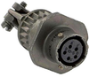Circular Connector Receptacle, Size 12, 8 Position, Cable; Product Range Amphenol Industrial - 03M9768 - Newark, An Avnet Company