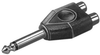 Y-Adapter - 1/4In Plug To Two Female Rca Jacks; Product Range Mcm - 93B9210 - Newark, An Avnet Company