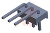 Header; MTA-100; 3; 250 VAC; Polyester;Tin; Copper Alloy; 0.100 in.; Tin; AMP - 70083777 - Allied Electronics, Inc.