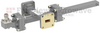 50 dB WR-34 Waveguide Crossguide Coupler with UG-1530/U Square Cover Flange and 2.92mm Female Coupled Port from 22 GHz to 33 GHz in Bronze - FMWCT1047 - Fairview Microwave Inc.