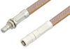 SMB Plug to SMB Jack Bulkhead Cable 24 Inch Length Using RG400 Coax, RoHS - PE34483LF-24 - Pasternack