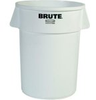 Brute Rubbermaid 264300WH White 44 gal Round Containers - 264300WHRM - Wiper Master, Inc.