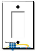 Leviton Midway Decora Wallplate - 1 Gang - 80601 - TelephoneStuff.com
