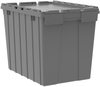 Container, Attached Lid Container 17 gal, Gray -- 39170 - Image