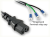 ROJ SPECIAL to IEC-60320-C15 HOME // Power Cords // IEC/Jumper Power Cords // Domestic - 0152.120 - Quail Electronics