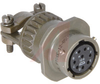 CONNECTOR,CABLE RECEPTACE W/CABLE CLAMP,CLASS E,8 #20 SOLDER SOCKET CONTACT - 70010729 - Allied Electronics, Inc.