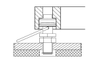Swivel load foot for HLCB up to 1.76t - 1-HLCB/ZAK/1.76T - Hottinger Bruel and Kjaer UK Ltd.