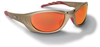 3M Fuel 11650-00000-10 Polycarbonate Standard Safety Glasses Red Mirror Lens - Metallic Sand Frame - Full Frame - 078371-62153 - 078371-62153 - R. S. Hughes Company, Inc.
