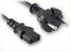 CEE 7/7 EURO SCHUKO NO GROUND to IEC-60320-C17 HOME // Power Cords // International Power Cords // Europe Power Cords -- 8601.098 - Image