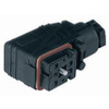GO-Series Power Field Attachable Connector: Female, angled, 7-pin, black body, screw type; 230 V AC/DC, 10 A - GO 700 WF - Belden Inc.