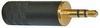 Switchcraft 3.5mm cable mt(m) Heavy duty, black with gold. - CA-35HDBAU - Visual Sound, Inc.