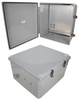 18x16x10 Polycarbonate Weatherproof Outdoor IP66 NEMA 4X Enclosure, Modified Base Drilled Mount DKGY - TEPC181610-01 - Transtector Systems, Inc.