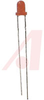 LED; Red;3mcd;3.8mmDia.;T-1;25mA If;700nm;Diffused, Dome;5V Vr;-40degC - 70079128 - Allied Electronics, Inc.
