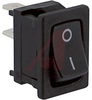 Switch, Rocker; Miniature Power; D Series - 4 Amp @ 125 VAC; SPST; On-None-Off - 70128713 - Allied Electronics, Inc.