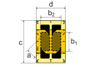 Strain gauge 6/120 XY17 -- 1-XY17-6/120 - Image