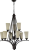 6129-9-86 Large Chandeliers-Glass Shade - 457843 - Capital Lighting, Inc.
