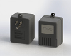 Wall Plug-In Power Supply, 12 VAC @ 1000ma, UL, Level VI, 2 meter Cord, 3 terminal Molex w/Pass Through Ground, Mounting Tab -- WAU120-1000T-G - Image