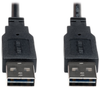 Universal Reversible USB 2.0 Cable (Reversible A to Reversible A M/M), 3-ft. -- UR020-003 - Image