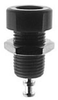 Banana Jack, 15A, Stud, Red; Gender Abbatron Hh Smith - 82T5281 - Newark, An Avnet Company
