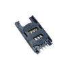 SIM Card Connector 8 Pin Flip Type Plastic Body CT -- ET-SIM8PFT-PB - Image